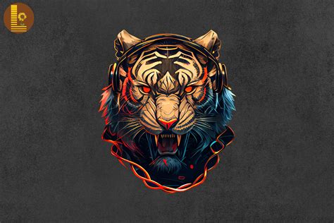 Badass Gangster Tiger 2 By Mulew Art Thehungryjpeg