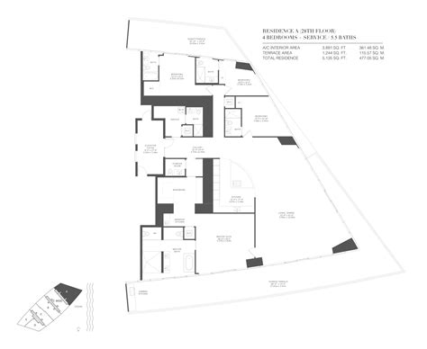 Floor Plans Residences By Armani Casa