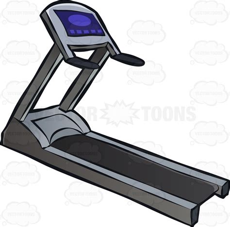 A Gym Treadmill • Vector Graphics •