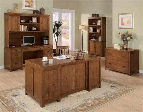 Designing The Traditional Home­ Office Home Office Furniture Sets