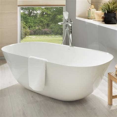Villeroy And Boch Theano Freestanding Bath White Ubq155anh7f200v 01