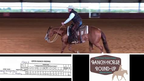 Judges Commentary Open Ranch Ranch Riding Champion Wcrh Round Up