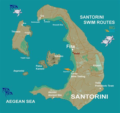 Santorini Swimming Holiday The Big Blue Swim