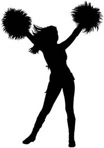 Cheerleader Silhouette | Free vector silhouettes