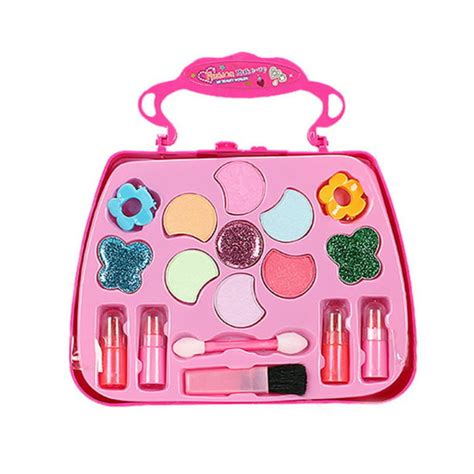 Girls Cosmetics Set Toy Makeup Sets Safe Non Toxic Pretend Play Girls