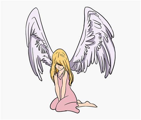 How To Draw Fallen Angel Fallen Angel Drawing Easy HD Png Download Transparent Png Image