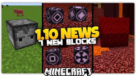 Minecraft 110 News 7 New Blocks Observer Block Nether Wart Blocks