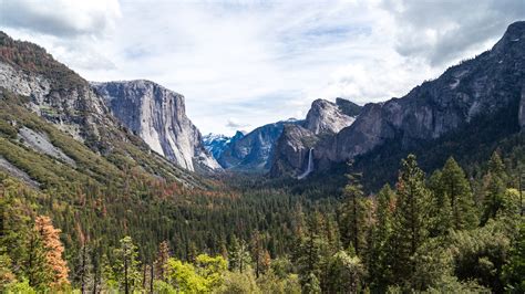 Landscape Of The Valley At Yosemite National Park