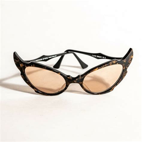 vtg anglo american optical eyewear cat eye eyeglass frames made in england fashion home