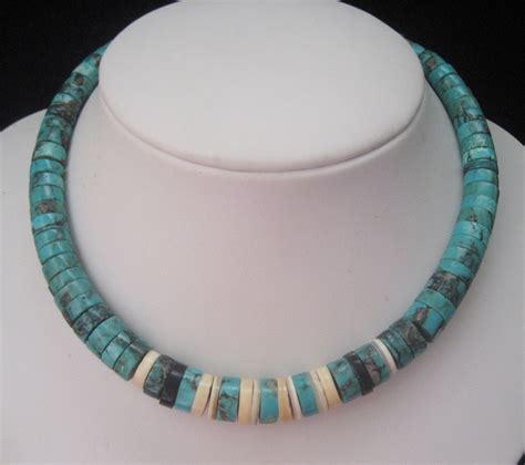 Vintage Turquoise Heishi Necklace By Extraordinary You On Etsy Https