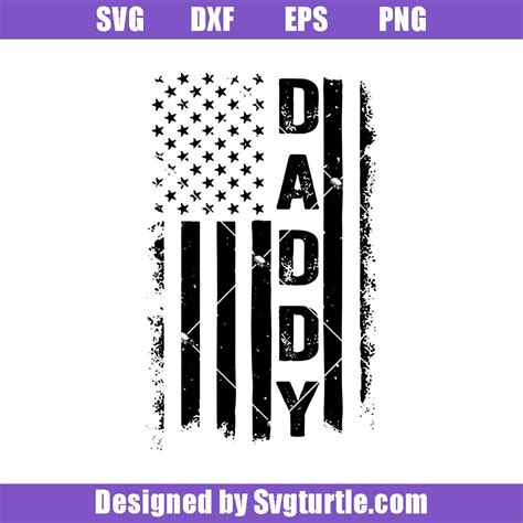Fathers Day Svg Dad Svg Shirt Svg Png Eps  Ai American Flag Svg Cut