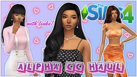 Alpha Cc Finds Sims 4 Cc Haul🛍️ Links Included In Description Youtube