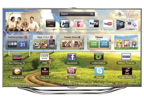 Samsung Smart Tv Es8000 Un Tv Amico Dellambiente Data Manager Online