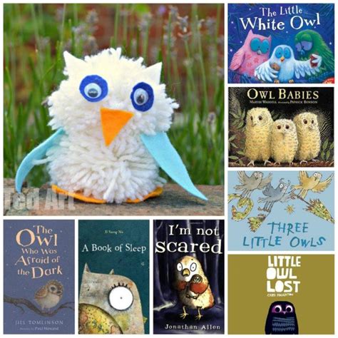 Pom Pom Owl Craft And 10 Gorgeous Owl Books Red Ted Art