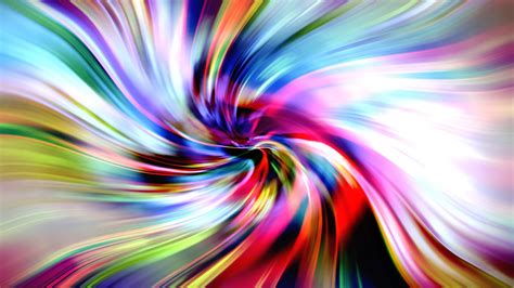 Download Wallpaper mix, multicolored, spinning, rainbow HD Background