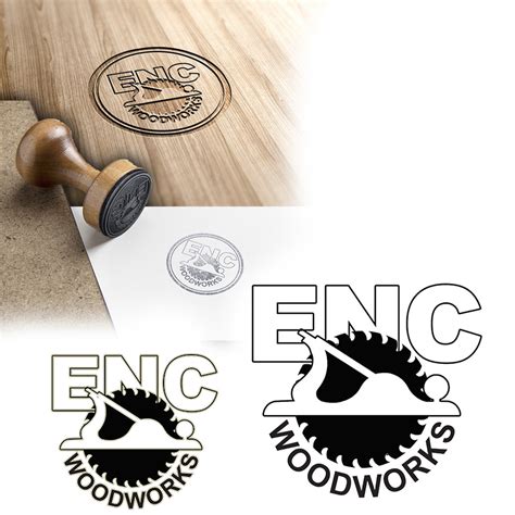 Bold Masculine Woodworking Logo Design For Enc Woodworking By Rmdsgn