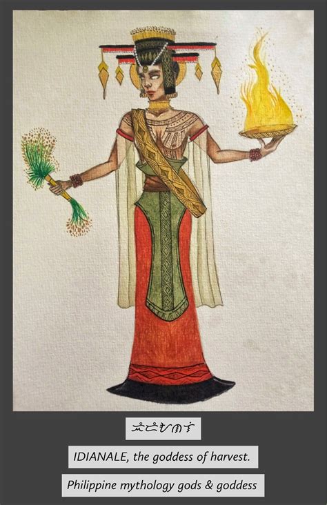 Idianale The Goddess Of Harvest Philippine Mythology Gods Goddess