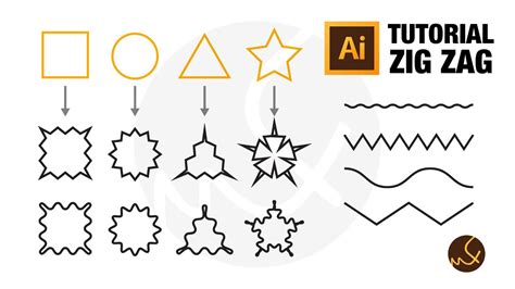 Tutorial Zig Zag Illustrator Youtube