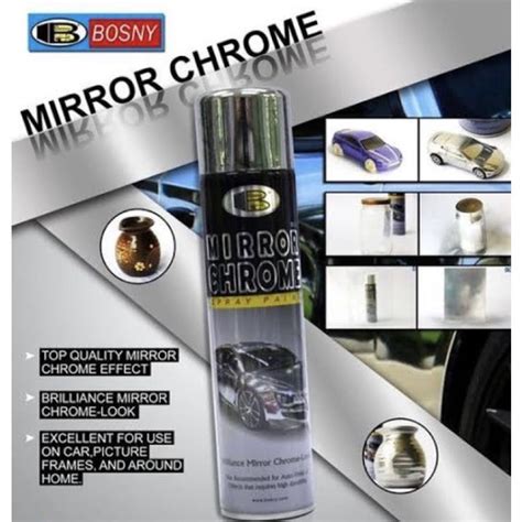 Bosny Mirror Chrome Spray Paint♚ Lazada Ph