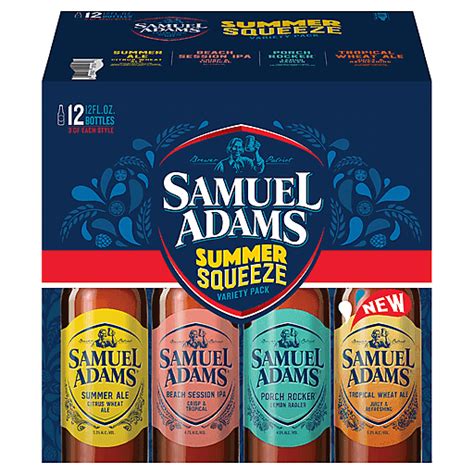 Samuel Adams Summer Squeeze Variety Seasonal Pack Beer 12 Fl Oz