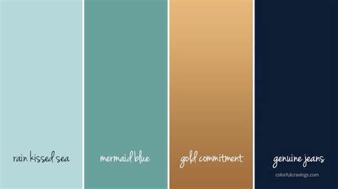 Navy Teal Mint And Gold Room Colors Blue Colour