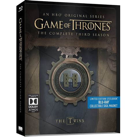 Game Of Thrones Complete Third Season Limited Edition Steelbook Blu