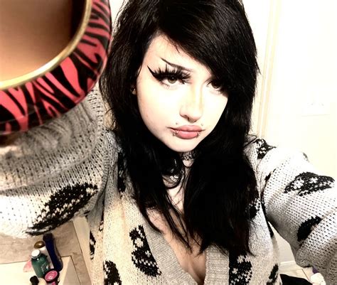 Alternative Scene Girl Emo Makeup Inspo Piercings Angel Bites Snake