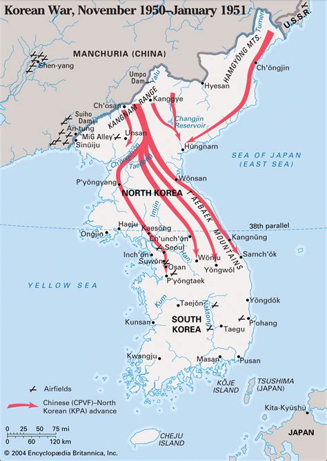 Battle Of The Chosin Reservoir Chinese Strike Korean War Us Marines Britannica