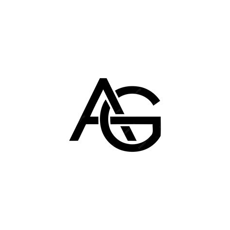 Premium Vector Ag Monogram Logo Design