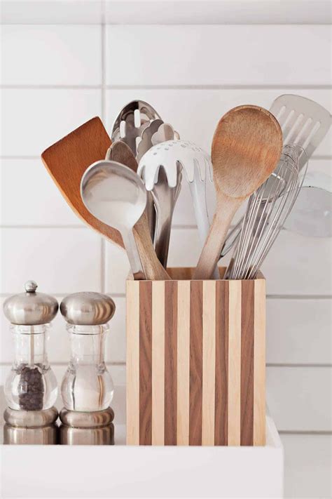 20 Diy Kitchen Utensil Holders That Will Give Your Space A