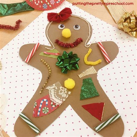 Scissor Skill Gingerbread Man Craft