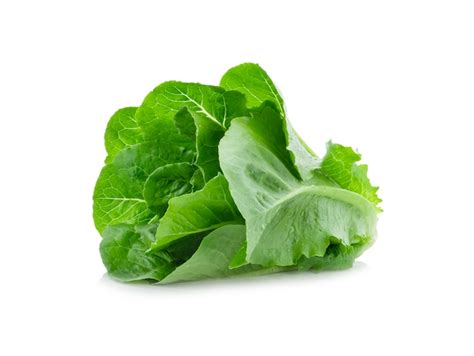 Premium Photo Lettuce Leaves Isolated On White