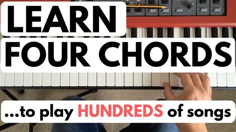 Piano Chords For Beginners Learn Four Chords To Play Hundreds Of Songs
