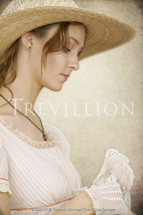 Trevillion Images Victoria Davies Babe WOMAN IN STRAW HAT PE