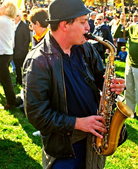 Man Playing Saxophone Free Stock Photo Public Domain Pictures