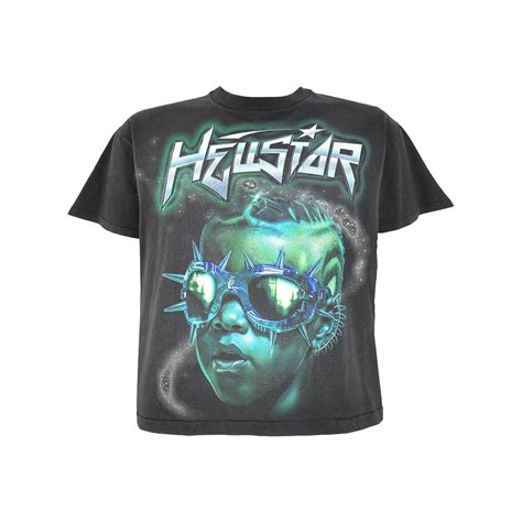 Hellstar The Future T Shirt Blackhellstar The Future T Shirt Black Ofour