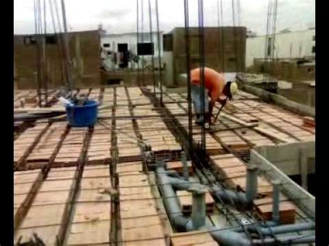 03 encofrado e instalación eléctrica - Techo 3er piso - YouTube