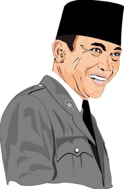 Vector Illustration Of Indonesias First President Soekarno 3219060