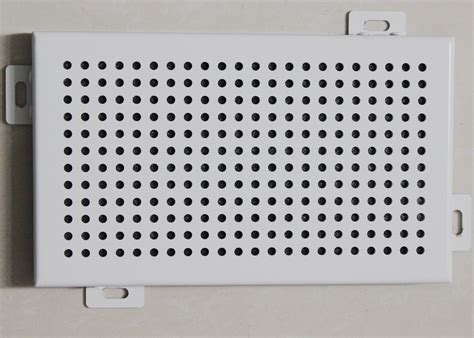 Acoustical Aluminum Wall Panels Commercial Perforated Metal Ceiling
