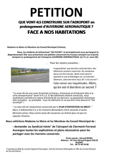50 modele petition trouble voisinage www pourlacharte. PETITION aeroport 27052020 2 par Domy RATERO - Fichier PDF