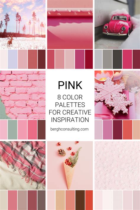 8 Pink Color Palettes For Creative Inspiration Bergh Consulting