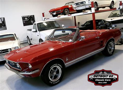 1967 Red On Red Mustang Convertible