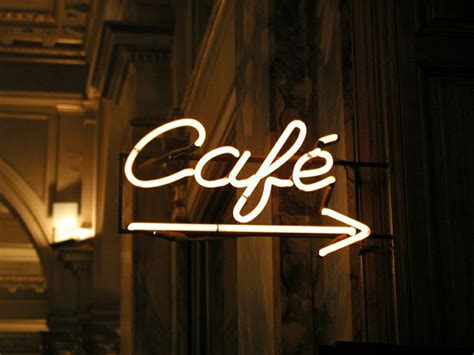 Enseigne Lumineuse Néon Café Illuminated Sign Neon Sign Café