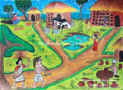This means you can use them to. Traditional Occupations of My Country Drawing - Meghnaunni.com