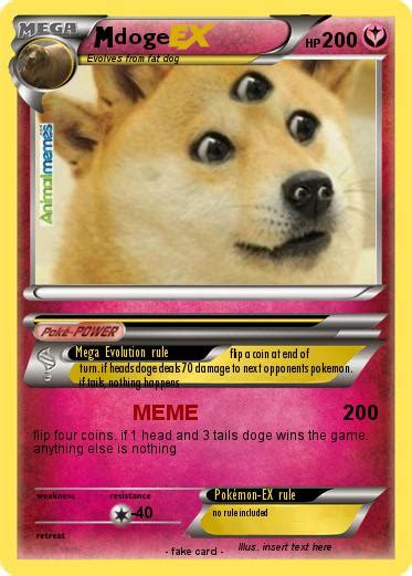 Pokémon Doge 2762 2762 Meme My Pokemon Card