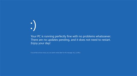 Blue Screen Of Life 38402160 HD Wallpapers