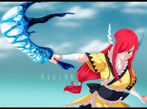 Erza Scarlet Fairy Tail 458 Wind Armor By Kisi86 On Deviantart