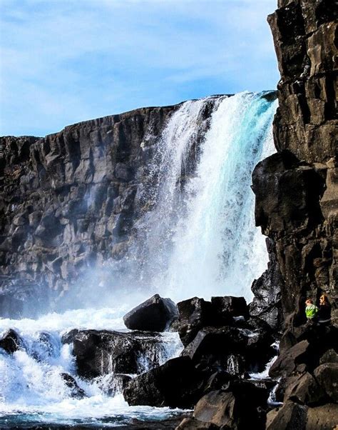 Icelandic Waterdall Travel Travel Photos Waterfall