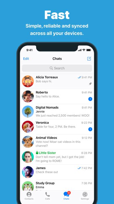Télécharger Telegram Gratuit Iphone And Ipad Réseaux Sociaux App Store