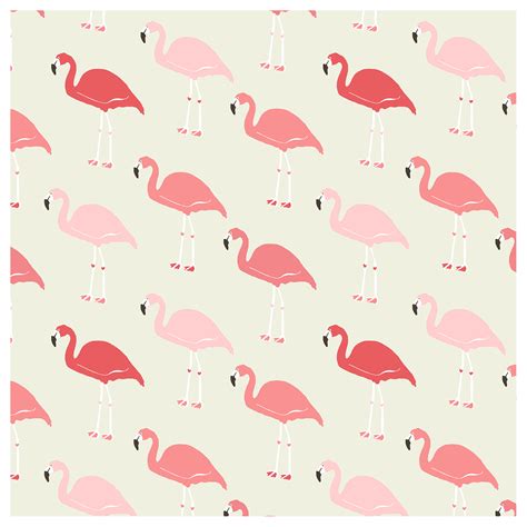 48 Vintage Flamingo Wallpaper